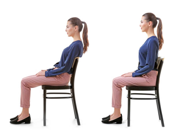 Ngồi sai tư thế là một trong những nguyên nhân gây thoái hóa cột sống lưng
