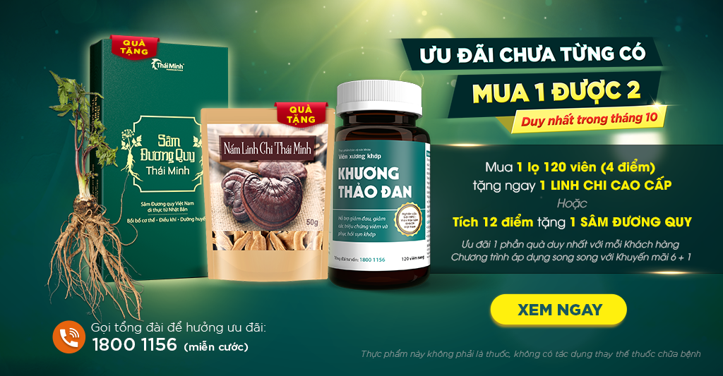 [ƯU ĐÃI CHƯA TỪNG CÓ] Mua Khương Thảo Đan được tặng Sâm Đương Quy, Linh Chi Cao Cấp