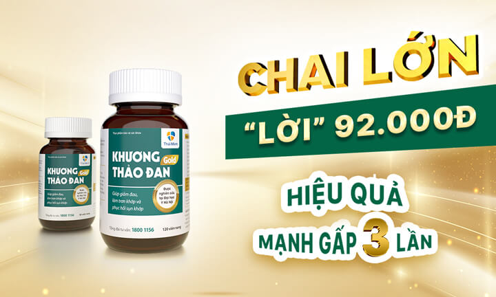Tin nổi không? Mua viên xương khớp Khương Thảo Đan Gold CHAI LỚN LỜI ĐẾN 92.000VNĐ, hiệu quả mạnh gấp 3 lần