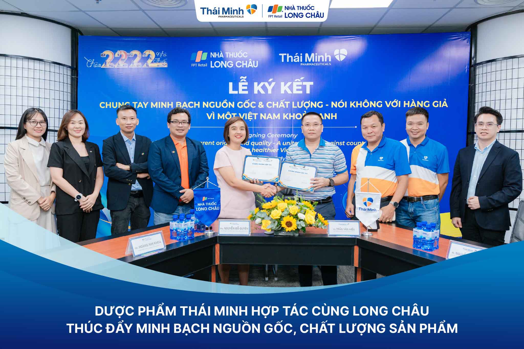 DƯỢC PHẨM THÁI MINH VÀ FPT LONG CHÂU KÝ KẾT HỢP TÁC CHIẾN LƯỢC: CHUNG TAY XÂY DỰNG “LIÊN MINH MINH BẠCH” VÌ SỨC KHỎE NGƯỜI VIỆT