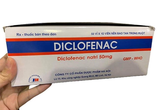 Diclofenac là thuốc chống viêm, giảm đau